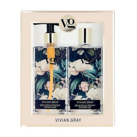 Набор Vivian Gray Delicious Peony (гель для душа, 350 мл + крем-мыло для рук, 350 мл)
