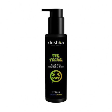 Гель для умывания Dushka For Teens Face Gel Problem Skin для подростков, для проблемной кожи лица, 100 мл