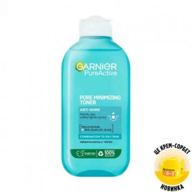 Тоник для лица GARNIER Pure Active Pore Minimizing Toner, 200 мл