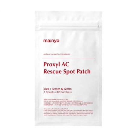 Точечный пластырь для лица Manyo Proxyl AC Rescue Spot Patch против воспалений, 42 шт