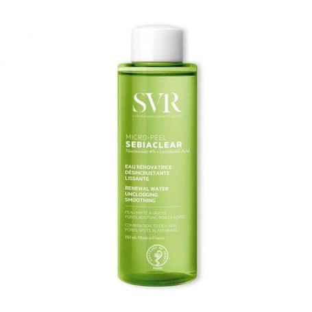 Очищающий, разглаживающий, восстанавливающий тоник для лица SVR Sebiaclear Micro Peel, 150 мл