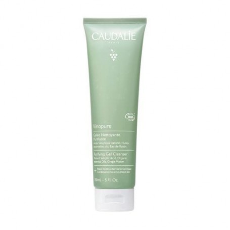 Очищающий гель для лица Caudalie Vinopure Purifyng Gel Cleanser для комбинированной и жирной кожи, 75 мл
