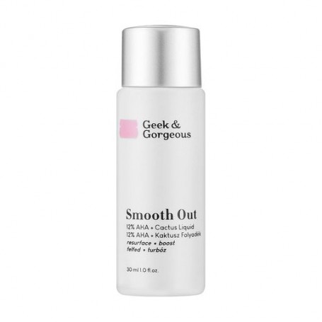 Эксфолиант для лица Geek &amp Gorgeous Smooth Out 12% AHA + Cactus Liquid с кислотами AHA и экстрактом кактуса, 100 мл