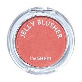 Компактные румяна для лица The Saem Jelly Blusher OR01 Dazzling Orange, 4 г