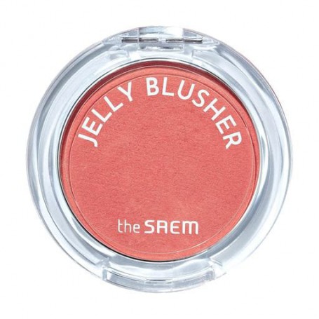 Компактные румяна для лица The Saem Jelly Blusher OR01 Dazzling Orange, 4 г