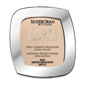 Устойчивая компактная пудра для лица Deborah 24Ore Perfect Compact Powder SPF 15, 04 Beige, 9 г