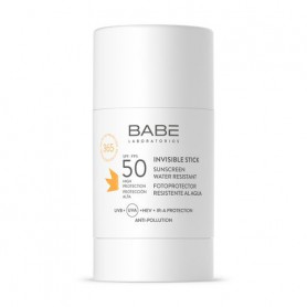 Солнцезащитный невидимый прозрачный стик для лица и тела BABE Laboratorios Invisible Stick SPF 50, 30 г