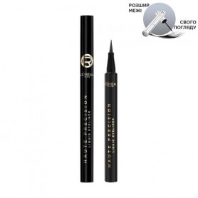 Подводка для контуров глаз L&39Oreal Paris Haute Precision, Noir Silk, 1 мл