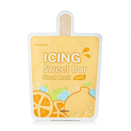 Тканевая маска для лица A&39pieu Icing Sweet Bar Sheet Mask Hanrabong с экстрактом мандарина, 21 г