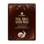 Тканевая маска для лица Pax Moly Real Snail с экстрактом муцина улитки, 25 мл
