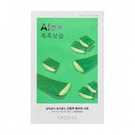 Тканевая маска для лица Missha Airy Fit Sheet Mask Aloe с экстрактом алоэ, 19 г