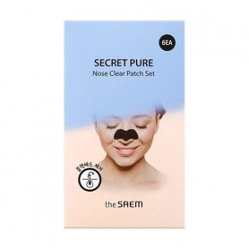Набор пластырей для носа The Saem Secret Pure Nose Clear Patch Set от черных точек, 6 шт