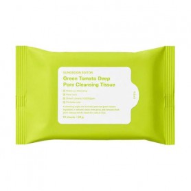 Очищающие салфетки для лица Sungboon Editor Green Tomato Deep Pore Cleansing Tissue, 50 г, 10 шт