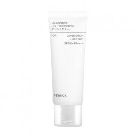 Легкий себорегулирующий солнцезащитный крем для лица Celimax Oil Control Light Sunscreen, SPF 50+ PA++++, для комбинированной и 