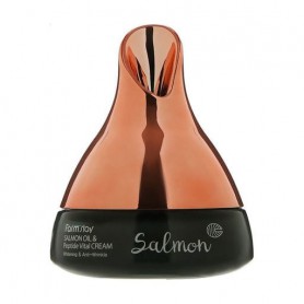 Крем для лица FarmStay Salmon Oil &amp Peptide Vital Cream с лососевым маслом и пептидами, 50 г