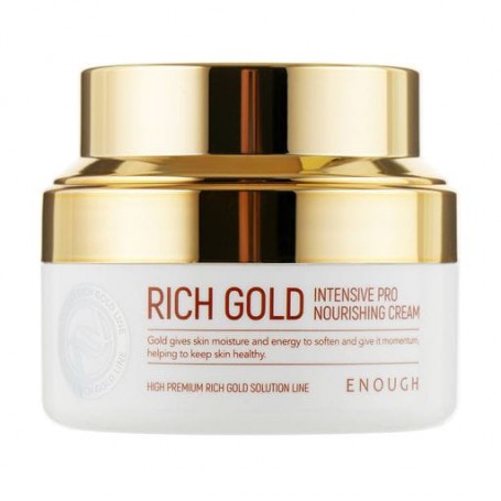 Интенсивный питательный крем для лица Enough Rich Gold Intensive Pro Nourishing Cream на основе ионов золота, 50 мл