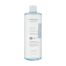 Увлажняющая мицеллярная вода для лица Missha Super Aqua Ultra Hyalon Micellar Cleansing Water, 500 мл