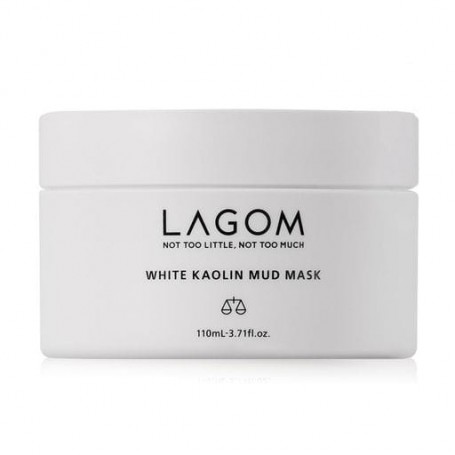 Маска для лица LAGOM White Kaolin Mud Mask, 110 мл