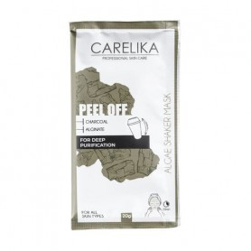 Альгинатная маска-шейкер для лица Carelika Peel Off Algae Shaker Mask Charcoal с углем, 20 г