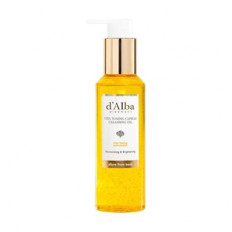 Очищающая масло для лица D&39Alba Vita Toning Capsule Cleansing Oil, 150 мл