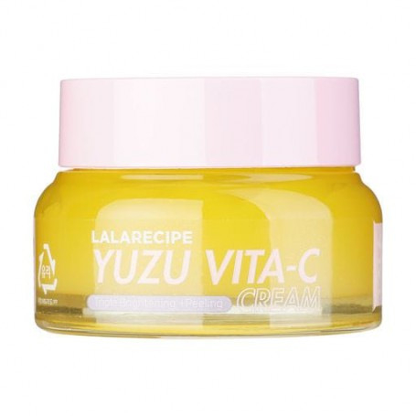 Осветляющий крем для лица Lalarecipe Yuzu Vita-C Cream с экстрактом юдзу, ниацинамидом 5% и витамином C, 50 мл
