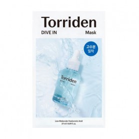 Тканевая маска для лица Torriden Dive In Low Molecular Hyaluronic Acid Mask с гиалуроновой кислотой, 27 мл