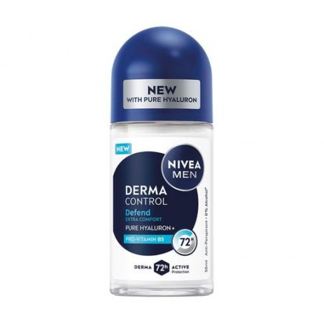 Антиперспирант NIVEA MEN Дерма контроль. Защита и экстракомфорт, роликовый, 50 мл
