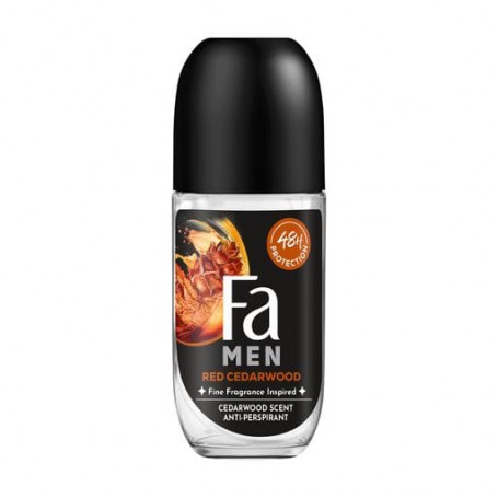 Шариковый антиперспирант Fa Men Red Cedarwood Anti-Perspirant 48H, мужской, 50 мл