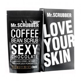 Кофейный скраб для тела и лица Mr.Scrubber Sexy Сhocolate для всех типов кожи, 200 г