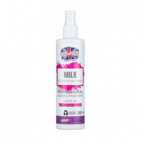Несмываемый спрей-молочко Ronney Milk Restorative Spray для сухих и поврежденных волос, 285 мл