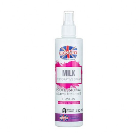 Несмываемый спрей-молочко Ronney Milk Restorative Spray для сухих и поврежденных волос, 285 мл