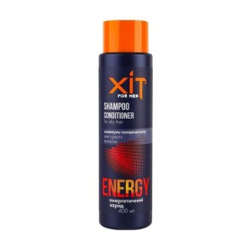 Мужской шампунь-кондиционер Аромат Хит Energy Shampoo для сухих волос, 400 мл