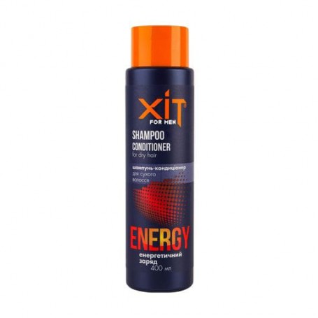 Мужской шампунь-кондиционер Аромат Хит Energy Shampoo для сухих волос, 400 мл