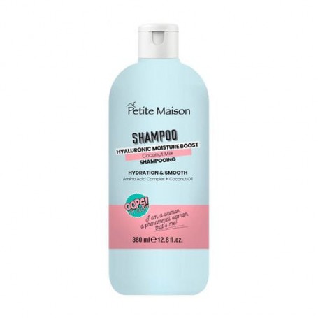 Увлажняющий шампунь для волос Petite Maison Shampoo Hyaluronic Moisture Bust Coconut Milk, 380 мл