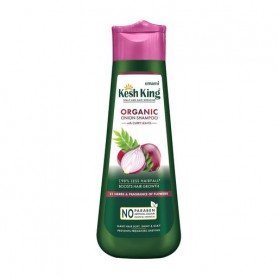 Органический луковый шампунь для волос Emami Kesh King Organic Onion Shampoo с листьями карри, 200 мл