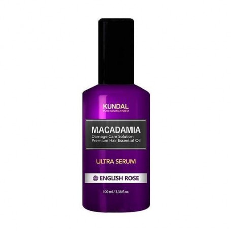 Сыворотка-масло для волос Kundal Macadamia Ultra English Rose Английская роза, 100 мл