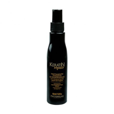 Восстанавливающий спрей Phytorelax Laboratories Keratin Repair Spray для поврежденных волос, с кератином, 150 мл