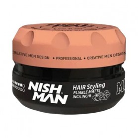 Матовая помада для укладки волос Nishman М6 Hair Styling Fibre Cream Pomade, 100 мл