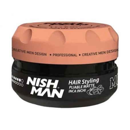 Матовая помада для укладки волос Nishman М6 Hair Styling Fibre Cream Pomade, 100 мл