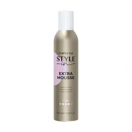 Мусс для волос Inebrya Extra Mousse Экстрасильная фиксация, 400 мл