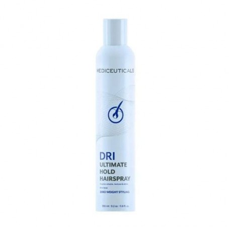Невесомый лак для волос Mediceuticals DRI Ultimate Hold Hairspray оптимальной фиксации, 350 мл