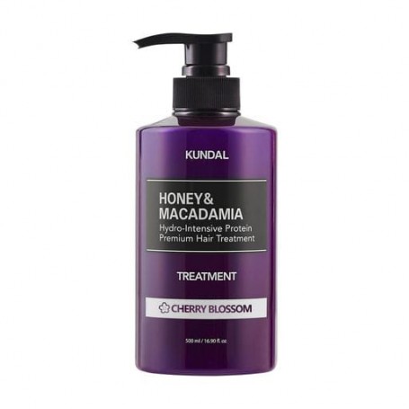 Кондиционер для волос Kundal Pure Natural System Honey&ampMacadamia Treatment Мед и макадамия, аромат Cherry Blossom, 500 мл