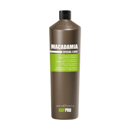 Восстанавливающий шампунь KayPro Special Care Macadamia Shampoo для ломких волос,  с маслом макадамии, 1 л