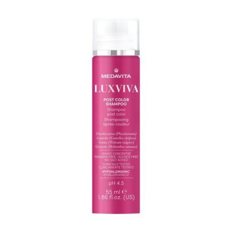 Шампунь Medavita Luxviva Post Color Shampoo pH 4.5 для окрашенных волос, 55 мл