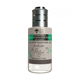 Сыворотка для лица Green Pharm Cosmetic Serum With Hyaluronic Acid For The Face pH 5.5 с гиалуроновой кислотой, 30 мл