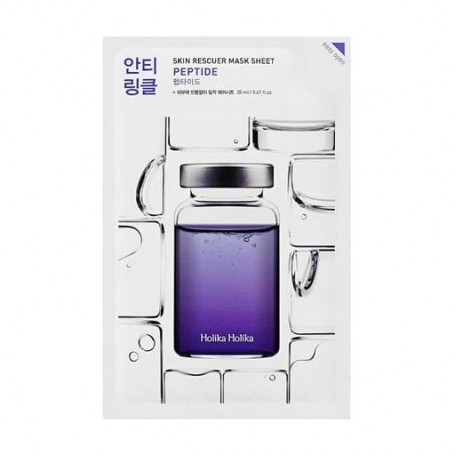 Тканевая маска для лица Holika Holika Skin Rescuer Mask Sheet, Peptide, 20 мл