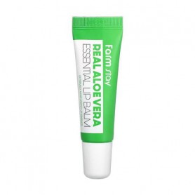 Бальзам для губ FarmStay Real Aloe Vera Essential Lip Balm с соком алоэ, 10 мл