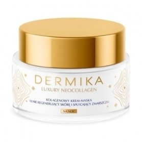 Ночная коллагеновая крем-маска для лица Dermika Luxury Neocollagen, 50 мл