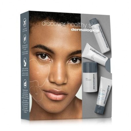 Набор для лица Dermalogica Discover Healthy Skin Kit (масло, 30 мл + гель-очиститель, 15 мл + микрофолиант, 13 г + крем, 15 мл)