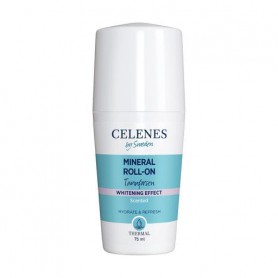 Термальный роликовый дезодорант Celenes Thermal Mineral Roll-On Hydrate &amp Refresh Tannforsen с осветляющим эффектом, унисекс,